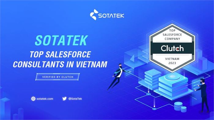 SotaTek - 2023년 베트남 최고 영업력 기업으로 클러치 (Clutch) 검증