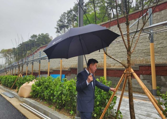 오산시의회 성길용 의장 중로 1-30호선 도로개설 공사현장 점검 