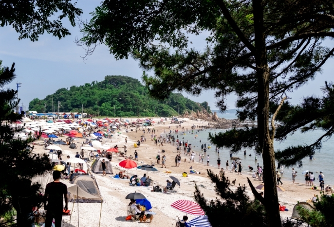 선녀바위해변 일대